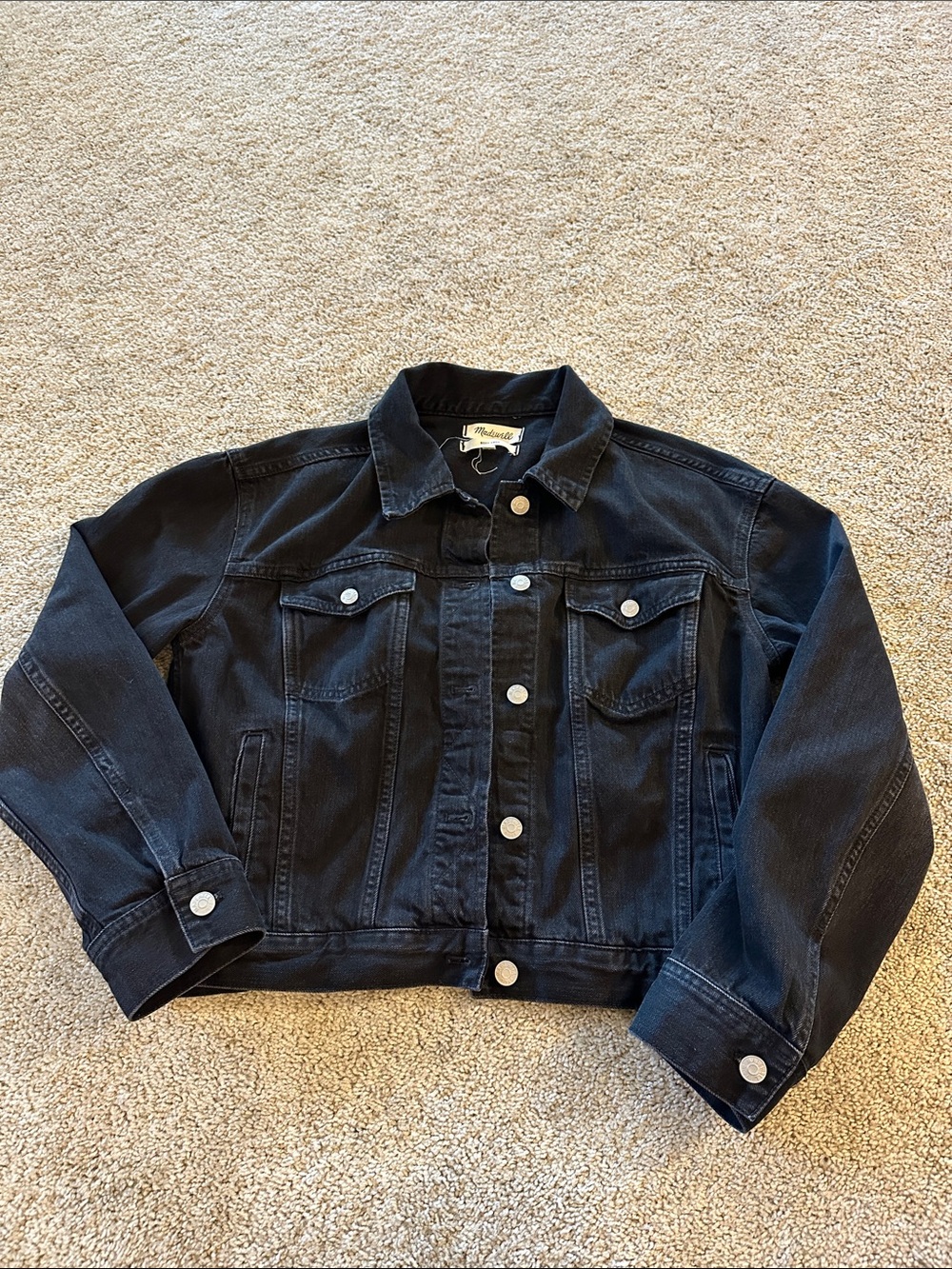 Madewell black denim jacket